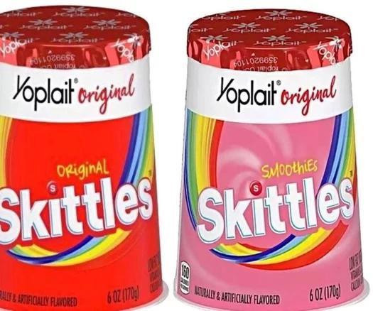 Yoplait Skittles Yogurt