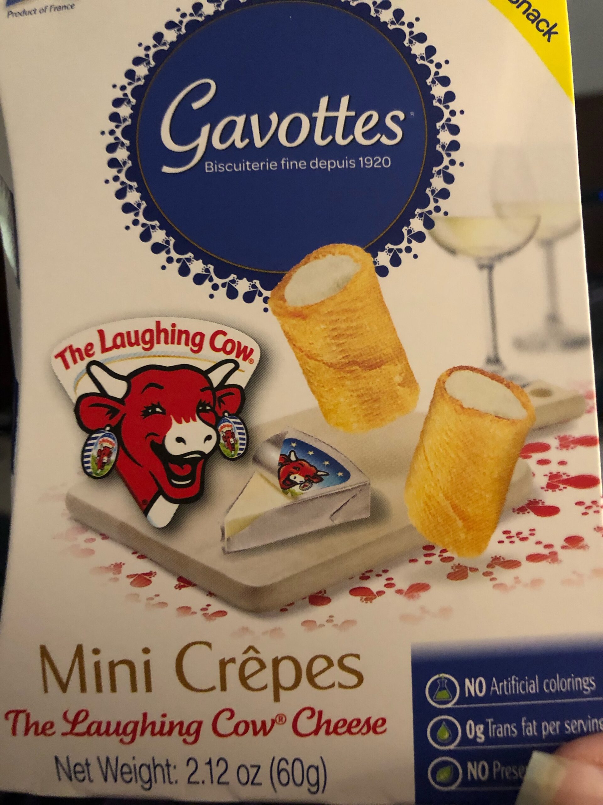 Gavottes Mini Crepes With The Laughing Cow Cheese