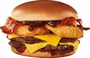 Jack in the box bbq bacon double cheeseburger