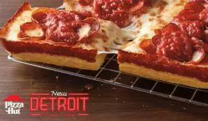Pizza Hut Detroit Style Pizza