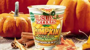 Pumpkin Spice Cup Noodles