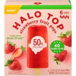 Halo Top Strawberry Fruit Pops