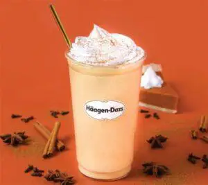 Haagen-Dazs Pumpkin Spice Shake