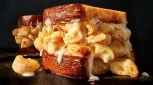 Panera New Grilled Mac And Cheese Sandwich