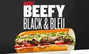 Jimmy John's New Beefy Black & Bleu Sandwich