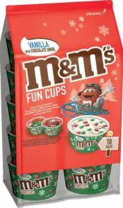 Mars Wrigley New M&Ms Ice Cream Holiday Fun Cups