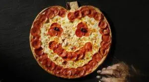 Papa John's Jack-O-Lantern Pizza