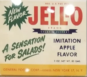 Strange Jello Flavors imitation apple jello
