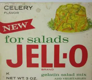 weird jello flavors celery jello