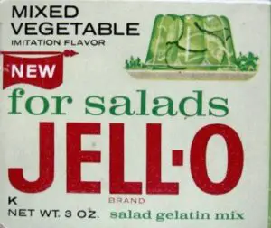 mixed vegetable jello