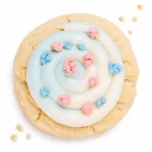 Cotton Candy Crumbl Cookie