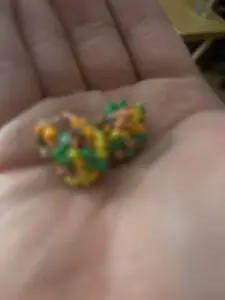 Nerds Gummy Clusters (in hand)