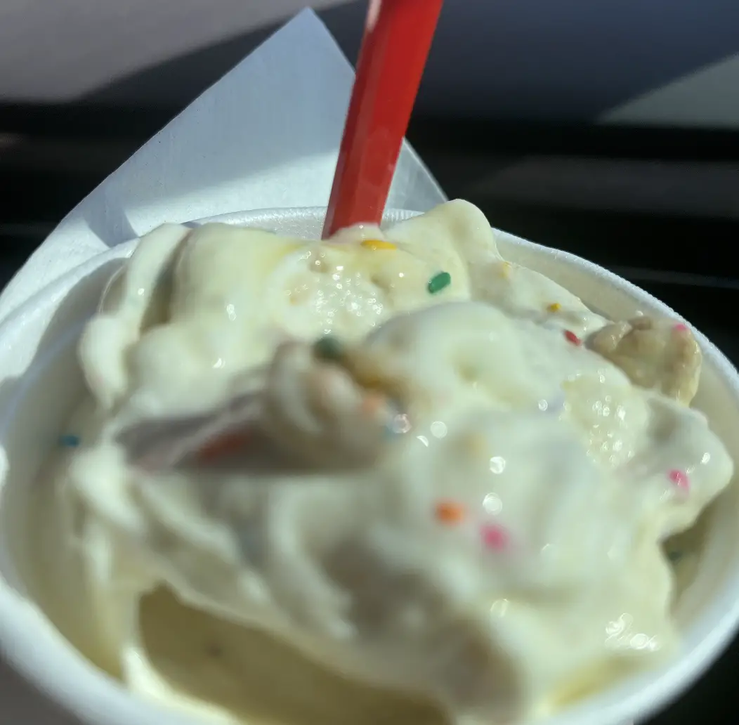Dairy Queen Cake Batter Cookie Dough Blizzard Featured Image